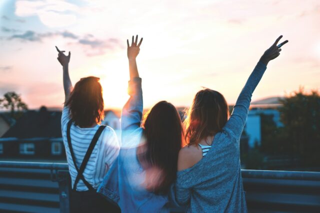 group of female friends